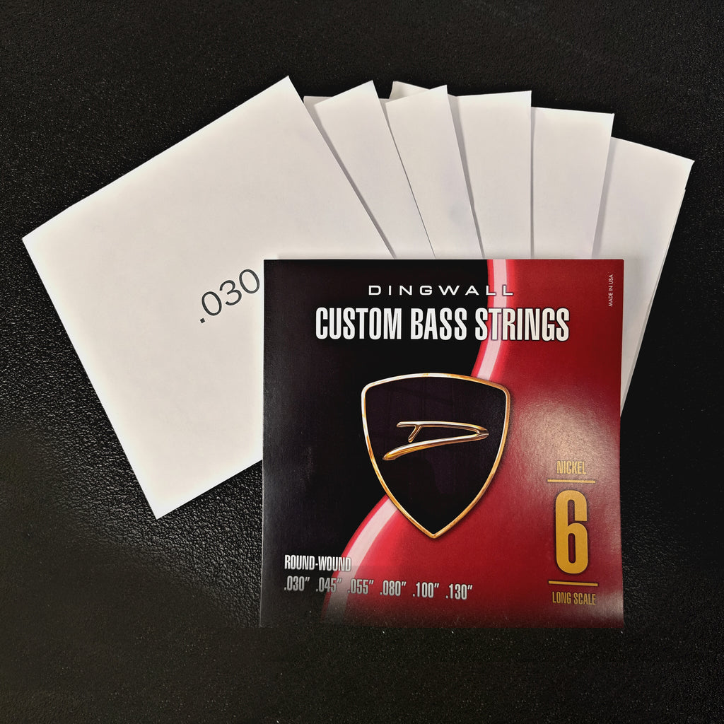 Dingwall Nickel Plated Steel Long Scale 6-String Set 30-130