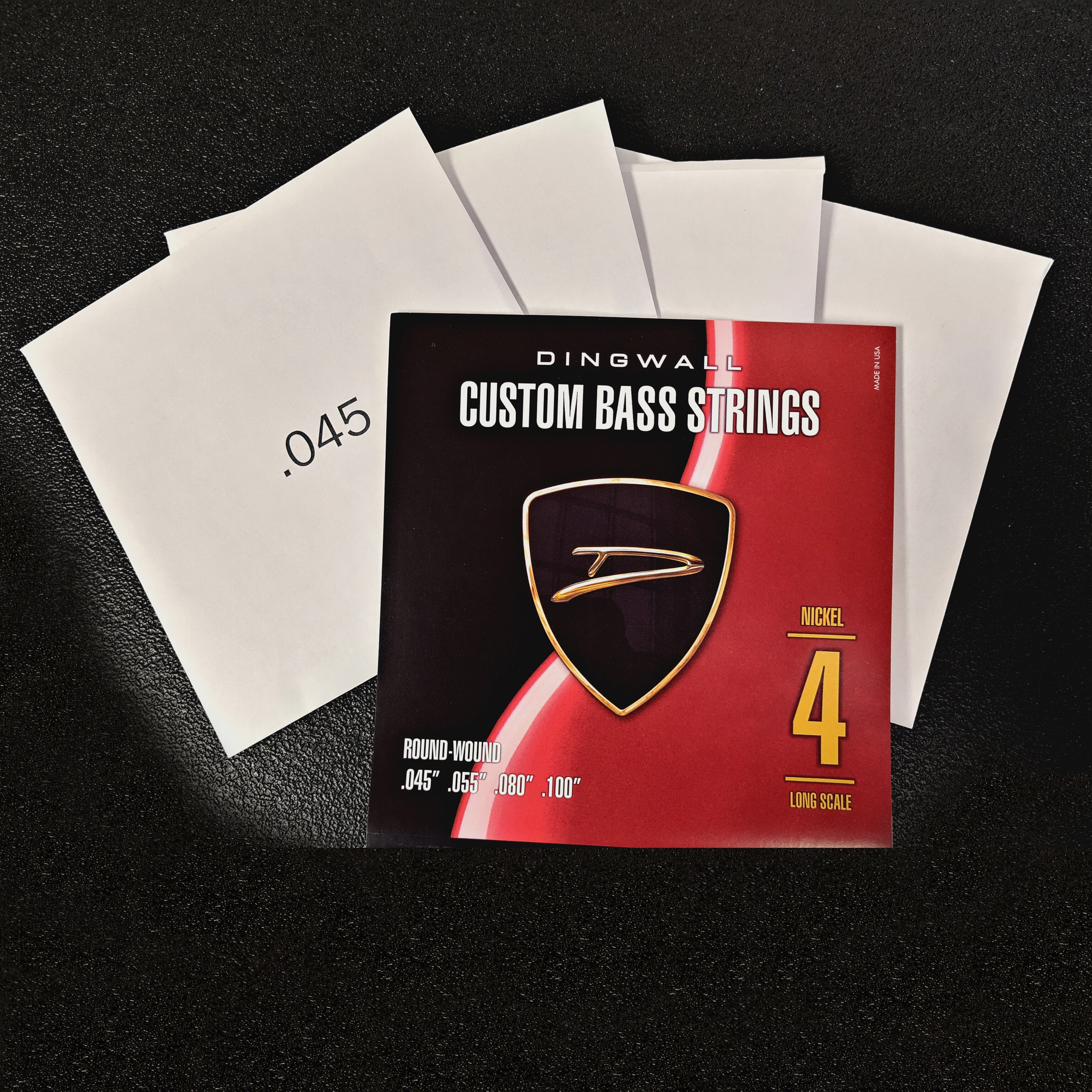 Dingwall Nickel Plated Steel Long Scale 4-String Set 45-100