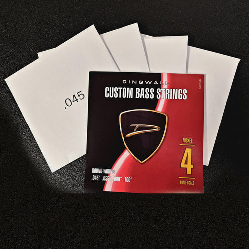 Dingwall Nickel Plated Steel Long Scale 4-String Set 45-100