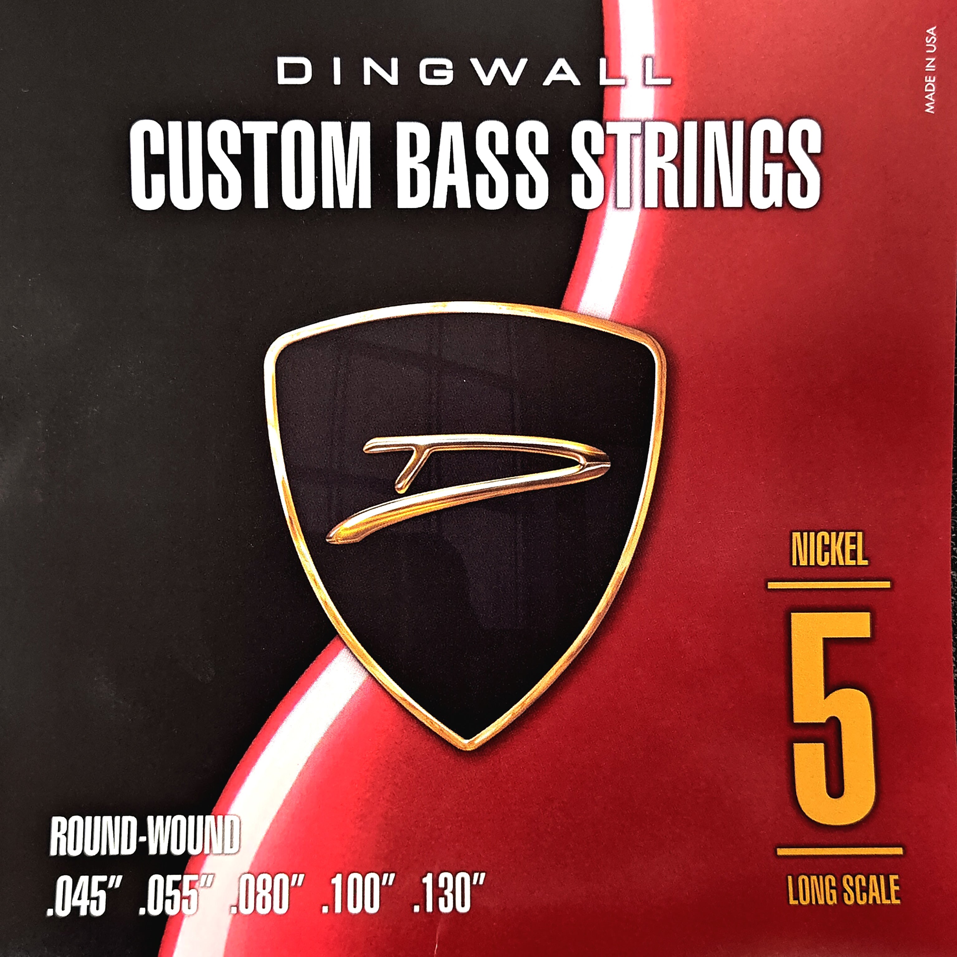 Dingwall Nickel Plated Steel Long Scale 5-String Set 45-130
