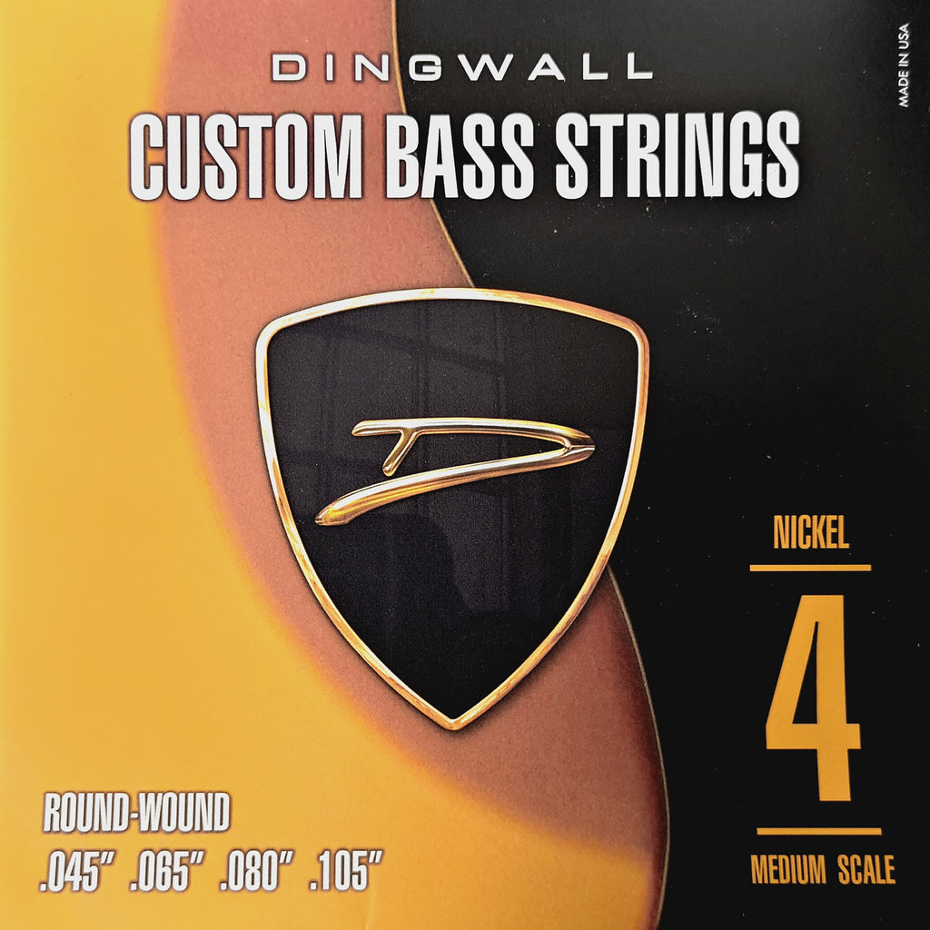 Dingwall Nickel Plated Steel Medium Scale Set 4-String 45-105