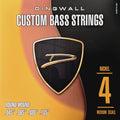 Dingwall Nickel Plated Steel Medium Scale Set 4-String 45-105