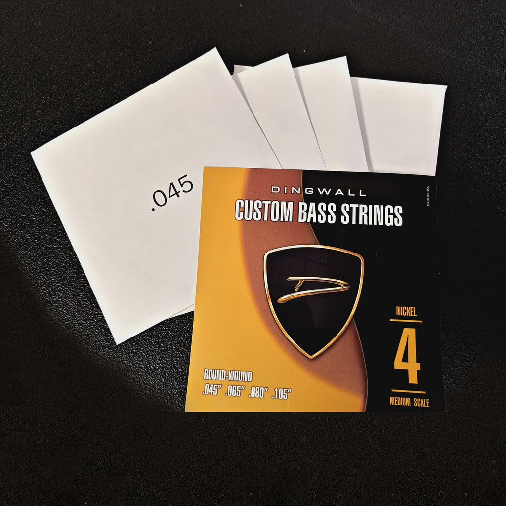 Dingwall Nickel Plated Steel Medium Scale Set 4-String 45-105