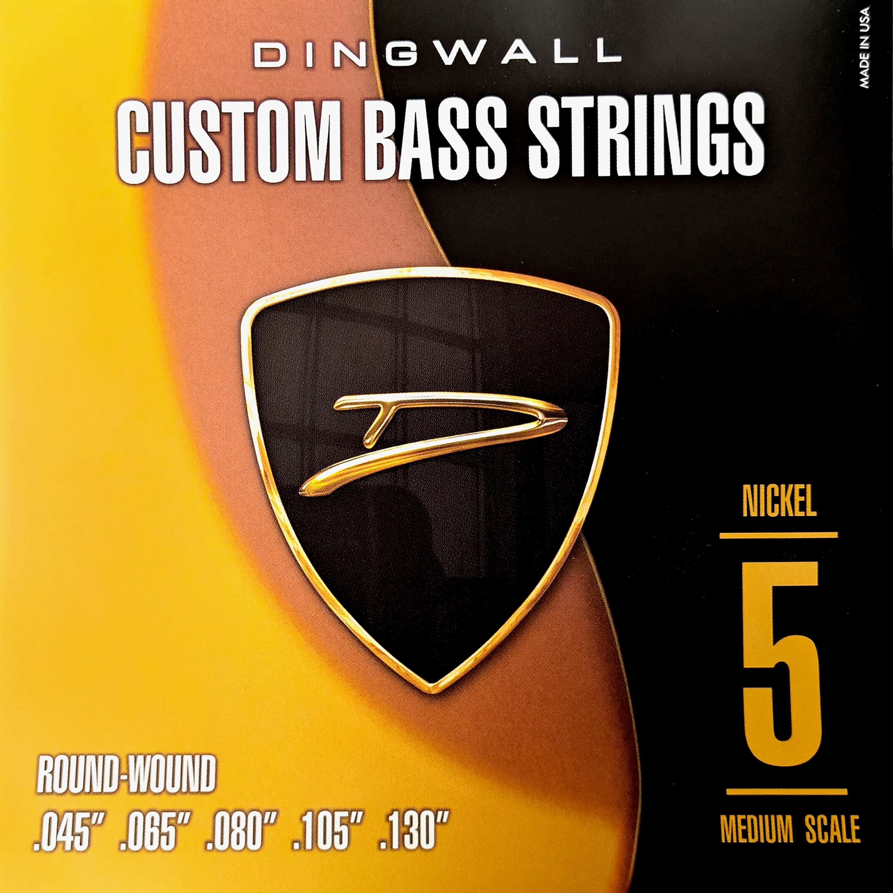 Dingwall Nickel Plated Steel Medium Scale Set 5-String 45-130